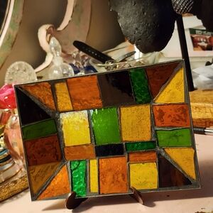 Colorful Stained Glass Art Piece
